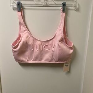 NWT Juicy Couture pink bikini top & bottom
